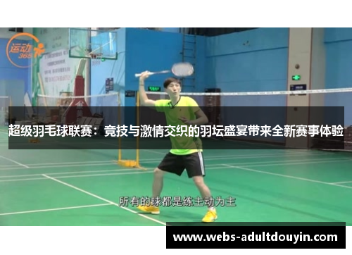 超级羽毛球联赛：竞技与激情交织的羽坛盛宴带来全新赛事体验